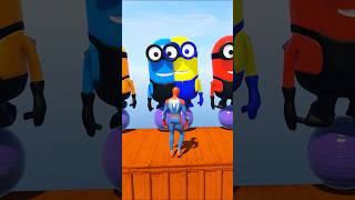 Thumbnail of Gta 5 Epic Red Spider Man vs Minions Ragdolls 😳 #gta5 #shorts #gta#shortvideo