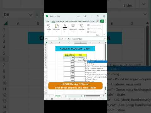 Video: Kā programmā Excel konvertēt mārciņas kilogramos?