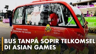 Aksi Bus Tanpa Sopir Milik Telkomsel di Asian Games 2018 screenshot 3
