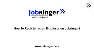 How to Register as an Employer on Jobringer?
