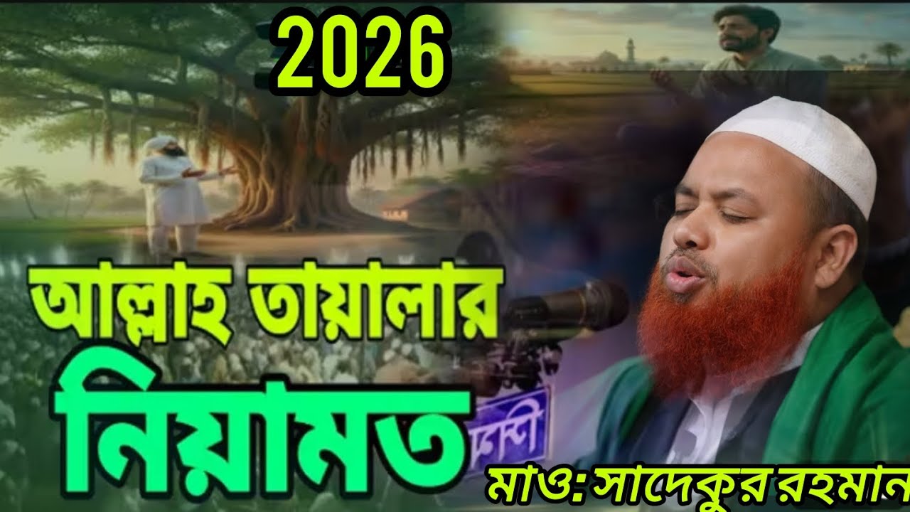 মাও:সাদেকুর রহমান ফরীদপুরি।bangla waz.shadek bin haris.mowlana sadikur rahman.