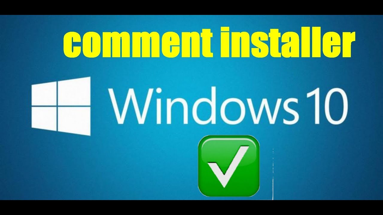 Comment installer Windows 10 légalement (retail/oem) - YouTube