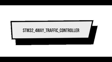 STM32 4-Way Traffic Signal Controller | Dual Timers, 7-Segment Multiplexing, Real-Time State Machine