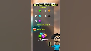 #find your #travel #style | Masterionship-quiz #quiz #masterionship #shorts