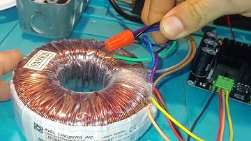 Avel Lindberg Toroidal Transformer Wiring (Dual Secondaries to Center Tapped)