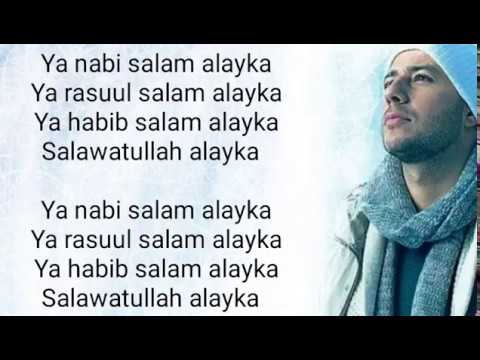 Ya nabi salam alayka English version