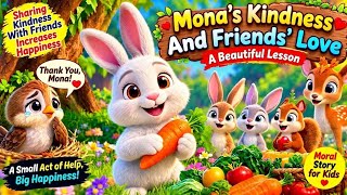 The Little Rabbit Who Shared His Carrot 🐰🥕 | Kindness & Sharing Story for Kids