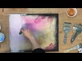 Abstraktes Bild mit Acryl, Anleitung, Tutorial, Lasurtechnik