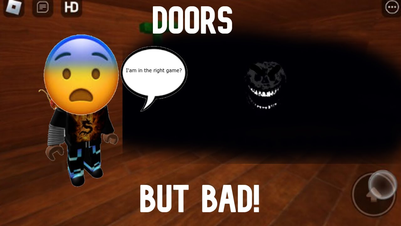 Playing a doors ripoff Doors but bad YouTube
