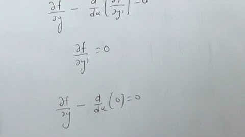 Particular cases of Euler equation