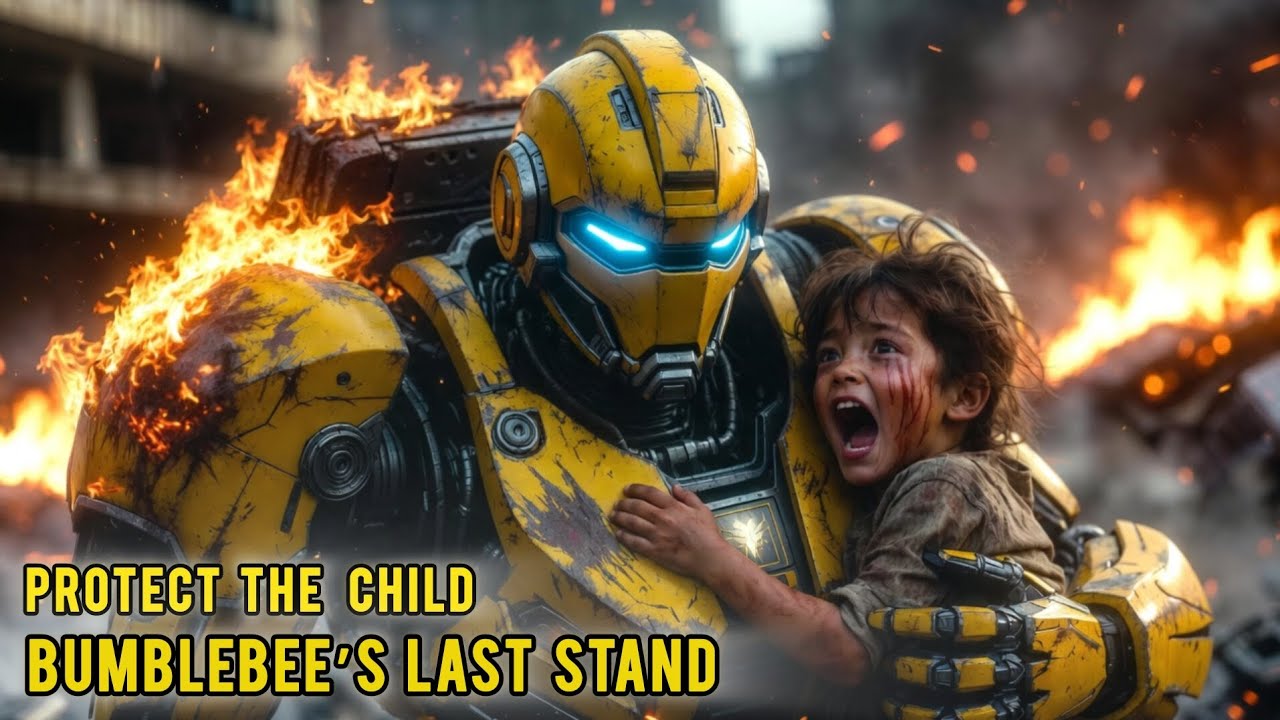 Bumblebee saves the little boy 
