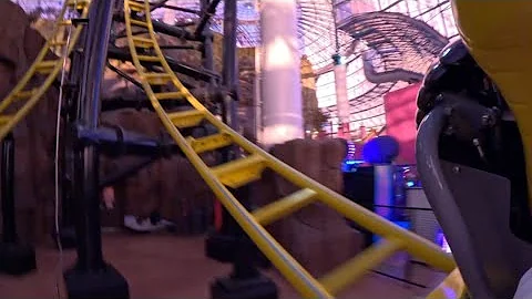 El Loco REVERSE POV! Funky Roller Coaster in Las Vegas