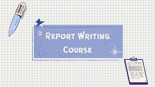 Lecture 5 - Reports II