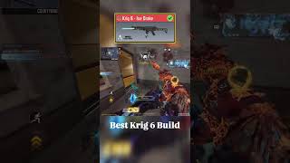 The Best Krig 6 Build 🪎 #codm #gunsmithcodm