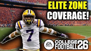 The SECRET To Play LOCKDOWN Zone Coverage Defense In CFB 26!