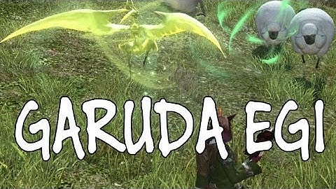 FFXIV: ARR - Garuda Egi Summon and Ultimate (Enkindle) Animation