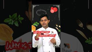 Why is the chef uniform white ? #hotelier #chef