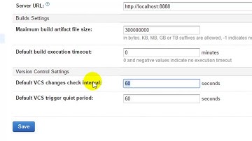 How to edit default VCS changes check interval in TeamCity