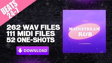 Mainstream R&B Beat Construction Kits - Royalty Free RnB Samples + FL Studio Project File