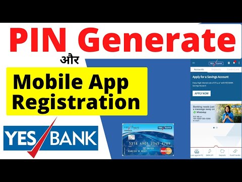 Yes Bank Mobile App Registeration | Pin Generate | Forgot Pin & Change Pin