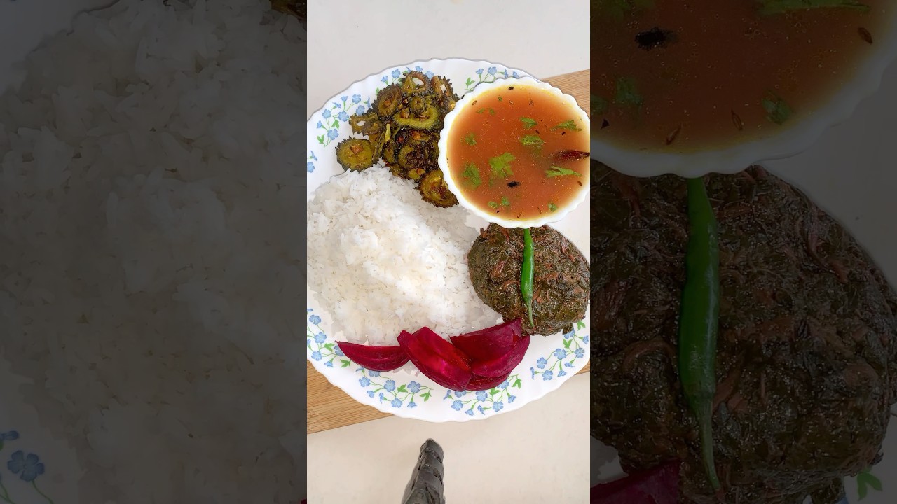 Bihar ka Gharwala Taste — Saag Bhat Recipe | Mithila Special! 