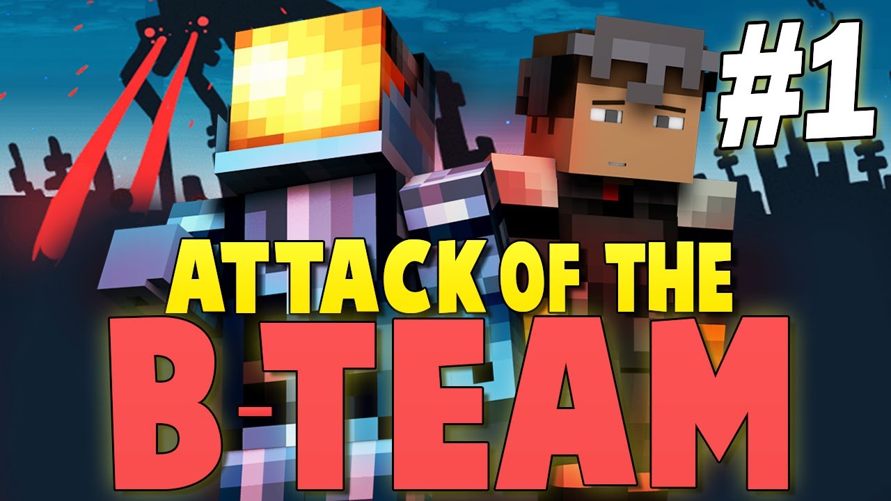 Minecraft Attack Of The B Team 1 I Crashed My Spaceship Minecraft Mod Pack Survival Youtube