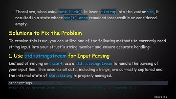 Resolving the Issue of struct Strings Not Outputting in C+ +  Vectors