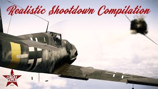 Realistic Shootdown Compilation | IL-2 Sturmovik