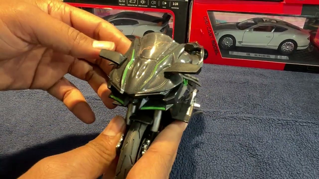 Kawasaki ninja bike unboxing 