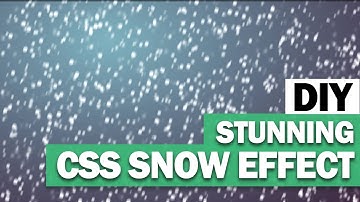 Pure CSS Snow Effect Tutorial from Scratch