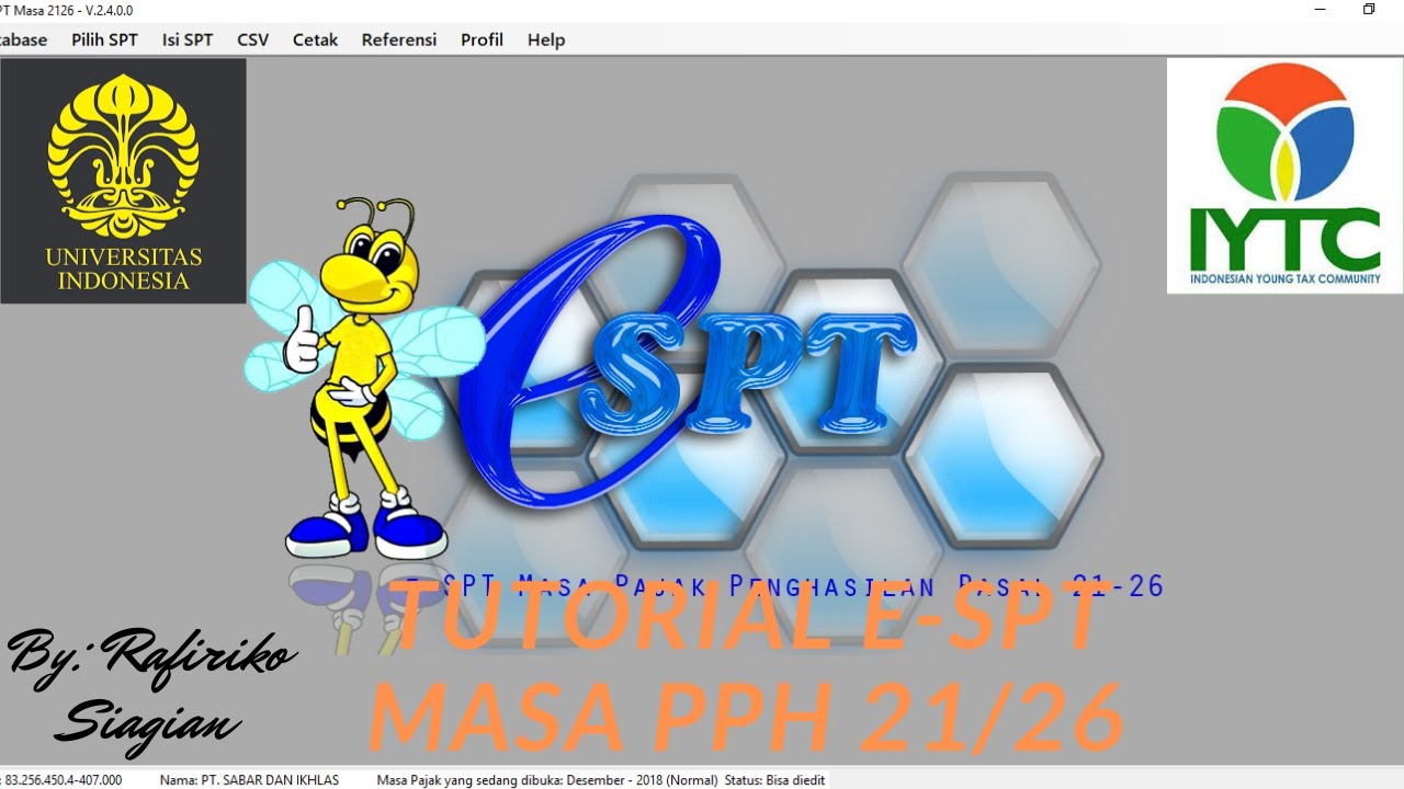Tutorial e-SPT Masa PPh 21/26 