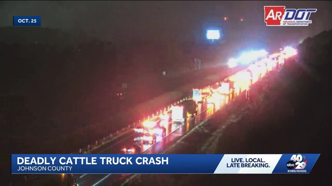 Crash involving cattle truck leaves at least two dead in Johnson County ...
