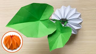 CÁCH LÀM LỌ CẮM HOA  SIÊU ĐƠN GIẢN CHỈ VỚI 1 TỜ GIẤY /【ORIGAMI VASE】