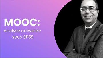 Analyse Univariée sous SPSS