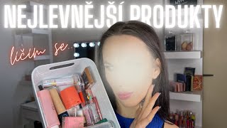 LÍČÍM SE NEJLEVNĚJŠÍMI PRODUKTY, KTERÉ MÁM😨 I Essence, Sheglam, Action, Catrice...