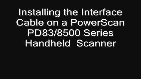 PowerScan PD8300 PD8500   Interface Cable