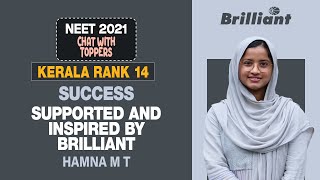 Success Supported And Inspired By Brilliant Hamna M T Kerala Medical Rank 14