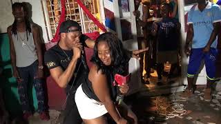 Dexta Daps and Blakkman performing in Seaview 2018