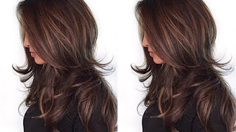 Best Long Layers Medium Hair Cut 2019 Youtube