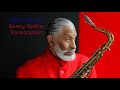 Blue sevensonny rollins bb transcription transcribed by carles margarit