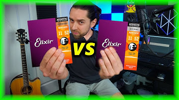 80/20 vs Phosphor Bronze Elixir Acoustic Guitar Strings Comparison