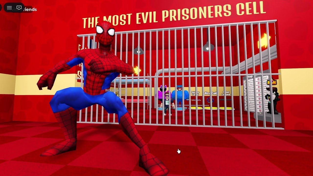 ROBLOX SPIDERMAN'S PRISON RUN! OBBY gameplay roblox escape 