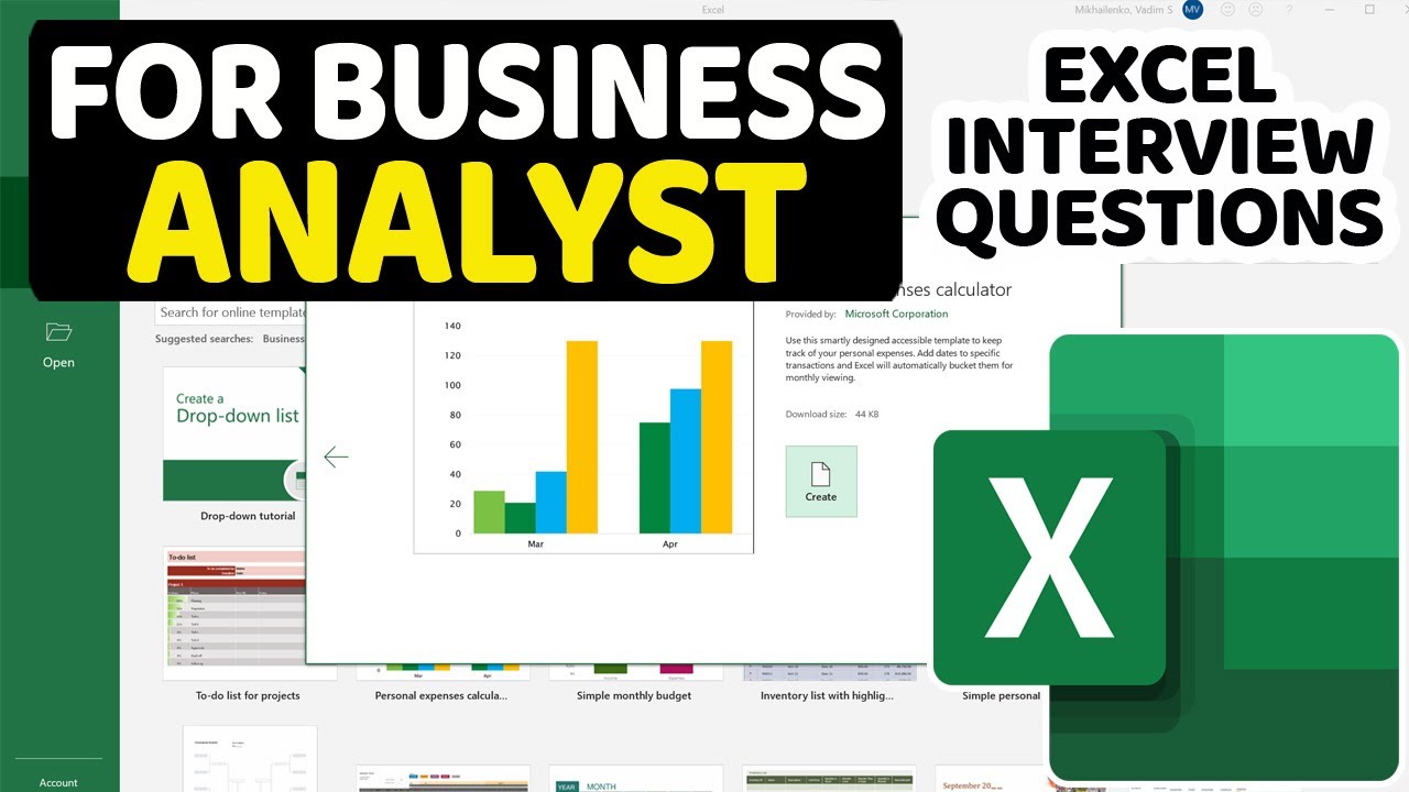 Excel Interview Questions For Business Analyst