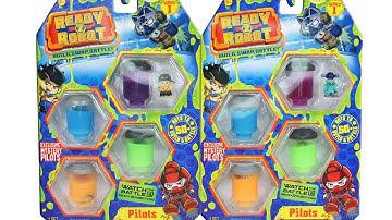 Ready 2 Robot Pilots Slime Pack Unboxing Toy Review
