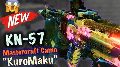 KN-57 *NEW* Mastercraft Camo "Kuromaku" (Supply Drop Only) | Black Ops 4