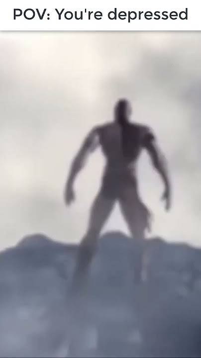 Kratos falling meme, but with Sing For The Moment by Eminem