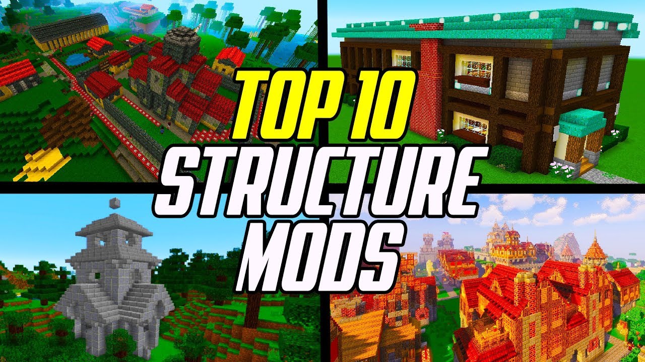 Top 10 Minecraft Structure Dungeon Mods Youtube