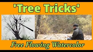 Tree Tricks Easy Flow Watercolor