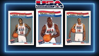 Top 15 Most Valuable TEAM USA DREAM TEAM Basketball Cards From The 199192 Hoops Basketball Set!
