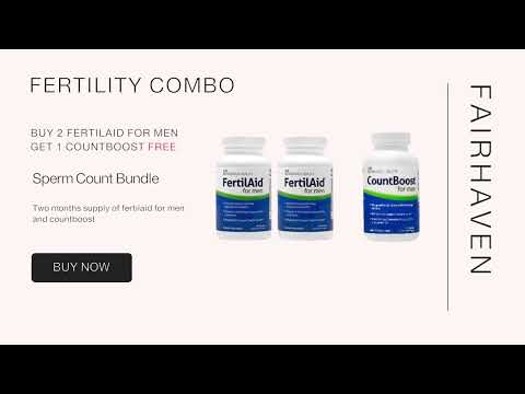 Male Fertility Supplements | Sperm Count Bundle |  Fairhaven Fertilaid For Men - video from Blossomise Store